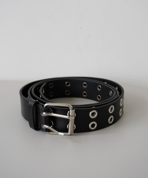 セール】ダブルピン ハトメ ベルト / アイレット ベルト（ベルト