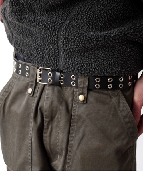 ダブルピン ハトメ ベルト / アイレット ベルト（ベルト）｜Port