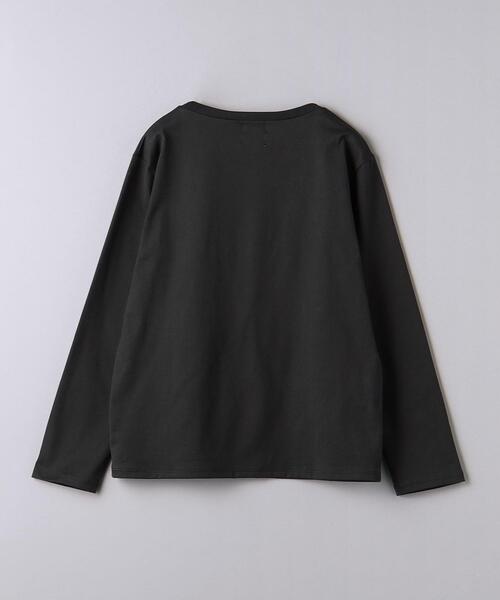 mucci（ムッチ）の「＜mucci＞LOGO ロングスリーブ Tシャツ（Tシャツ/カットソー・レディース・ブラック/ベージュ・0）」の18枚目の写真