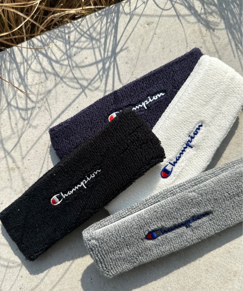 Champion（チャンピオン）の「廃盤 champion / ヘアバンド / CMP-719-101A（ヘアバンド・レディース・ブラック/ホワイト/ネイビー/グレー・ONESIZE）」の2枚目の写真