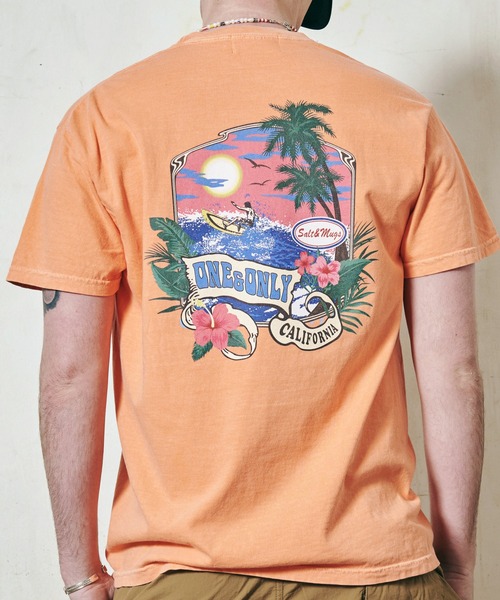 SALT&MUGS(ソルトアンドマグス)の「RJ SURF TEE(Tシャツ/カットソー・メンズ・オレンジ/ブラック/ホワイト・SMALL/MEDIUM/X-LARGE/LARGE)」の13枚目の写真
