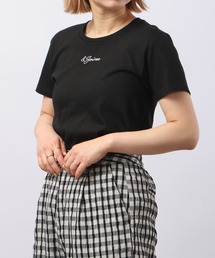 &soiree 刺繍Tシャツ 半袖