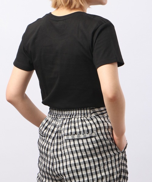 &soiree(アンドソワレ)の「&soiree 刺繍Tシャツ 半袖(Tシャツ/カットソー・レディース・ホワイト/ブラック・M/L)」の20枚目の写真