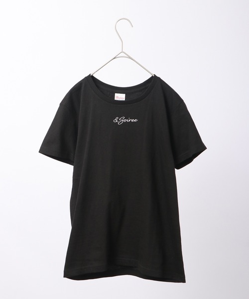 &soiree(アンドソワレ)の「&soiree 刺繍Tシャツ 半袖(Tシャツ/カットソー・レディース・ホワイト/ブラック・M/L)」の14枚目の写真