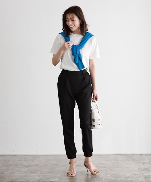 Pierrot（ピエロ）の「2wayシアーニットカーディガン（カーディガン/ボレロ・レディース・ライム/ブラック/オフホワイト/ブルー/ブラウン系その他/シルバーグレー/ピンク・M/L）」の8枚目の写真