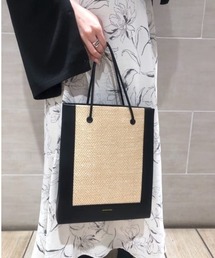 ショッパー風カゴA4トートバッグ