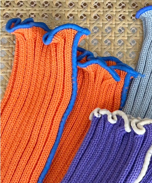 WEGO（ウィゴー）の「WEGO/メローパイピングアームカバー（アームカバー・レディース・ブラック/ブルー/パープル/オレンジ・FREE）」の6枚目の写真