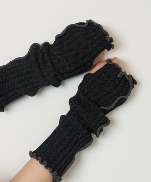 WEGO（ウィゴー）の「WEGO/メローパイピングアームカバー（アームカバー・レディース・ブラック/ブルー/パープル/オレンジ・FREE）」の10枚目の写真