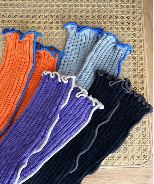 WEGO（ウィゴー）の「WEGO/メローパイピングアームカバー（アームカバー・レディース・ブラック/ブルー/パープル/オレンジ・FREE）」の13枚目の写真