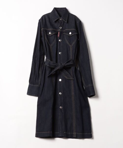 DSQUARED2（ディースクエアード）の「HEMP DENIM DRESS /DARK