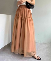 チュールスカート