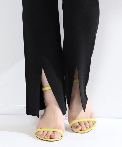 VERMEIL par iena（ヴェルメイユパーイエナ）の「Co/Ace スムースニットパンツ（その他パンツ・レディース・ブラック/ネイビー・36/38）」の15枚目の写真