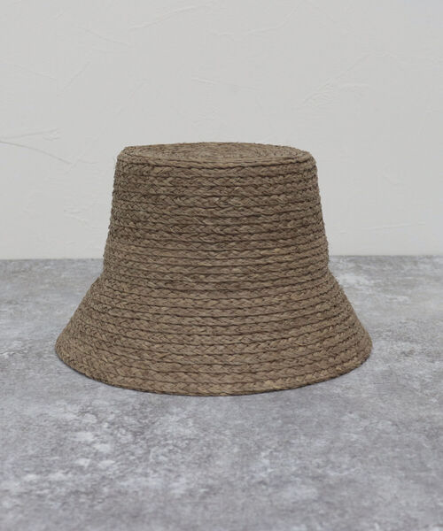 fredy emue（フレディエミュ）の「ラフィアブレードベルハット（ハット・レディース・ブラック/ブラウン/ベージュ・FREE）」の3枚目の写真