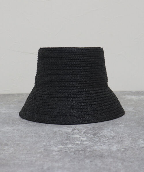 fredy emue（フレディエミュ）の「ラフィアブレードベルハット（ハット・レディース・ブラック/ブラウン/ベージュ・FREE）」の7枚目の写真