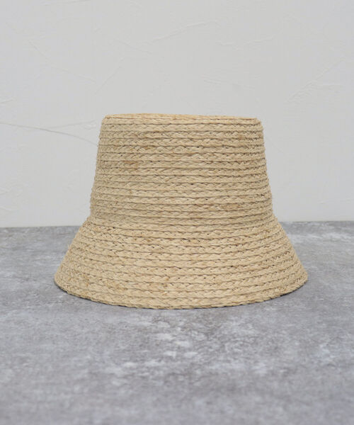 fredy emue（フレディエミュ）の「ラフィアブレードベルハット（ハット・レディース・ブラック/ブラウン/ベージュ・FREE）」の8枚目の写真