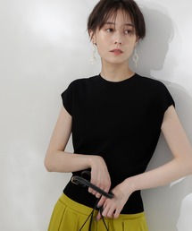 ◆フレンチスリーブ総針ニット