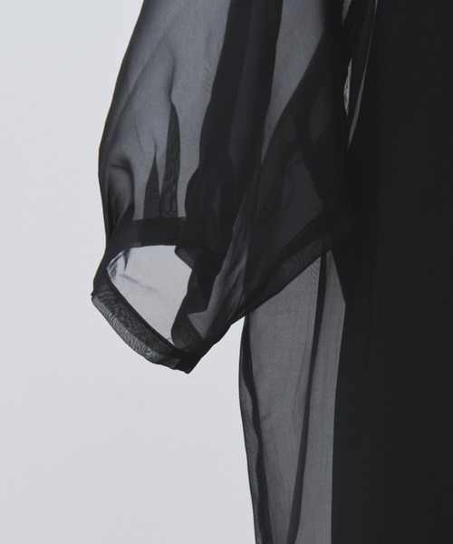 Solace（ソレイス）の「リバーシブルレイヤードワンピース（ワンピース・レディース・ブラック/ベージュ・M/L）」の20枚目の写真