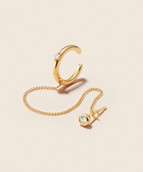 【cofl by 4℃】シルバーチェーン イヤーカフ ピアス/片耳用（ピアス（片耳用））｜cofl by 4℃（コフルバイヨンドシー）