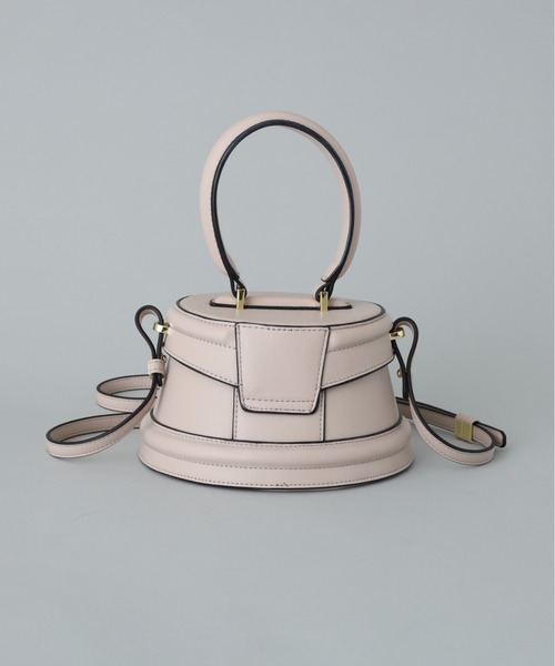 Olu.（オルドット）の「【ロングセラーアイテム】ラウンドレトロボックスバッグ（ハンドバッグ・レディース・ブラック/ホワイト/キャメル/ベージュ/イエロー/ラベンダー/ピンク・FREE）」の15枚目の写真