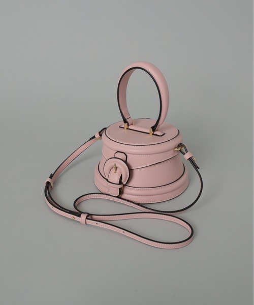 Olu.(オルドット)の「【ロングセラーアイテム】ラウンドレトロボックスバッグ(ハンドバッグ・レディース・ブラック/ホワイト/キャメル/ベージュ/イエロー/ラベンダー/ピンク・FREE)」の22枚目の写真