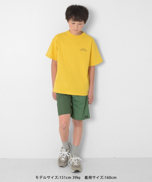 GLAZOS（グラソス）の「【水陸両用】ポリエステル・切り替え配色ショートパンツ（その他パンツ・キッズ・グリーン/グレイッシュブルー・170cm/160cm/140cm/150cm）」の5枚目の写真