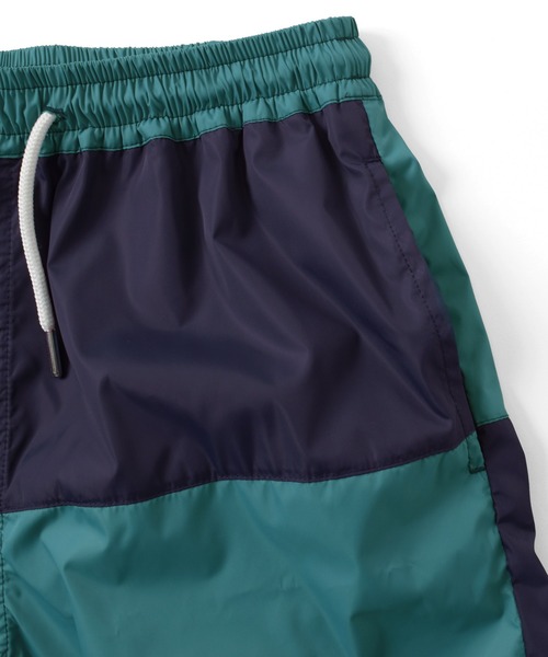 GLAZOS（グラソス）の「【水陸両用】ポリエステル・切り替え配色ショートパンツ（その他パンツ・キッズ・グリーン/グレイッシュブルー・170cm/160cm/140cm/150cm）」の6枚目の写真
