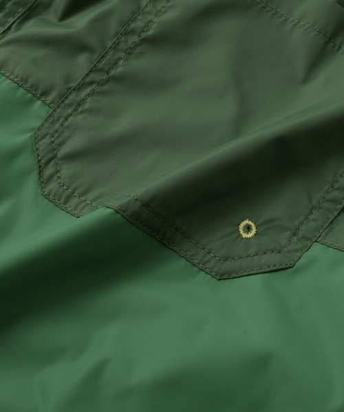 GLAZOS（グラソス）の「【水陸両用】ポリエステル・切り替え配色ショートパンツ（その他パンツ・キッズ・グリーン/グレイッシュブルー・170cm/160cm/140cm/150cm）」の9枚目の写真