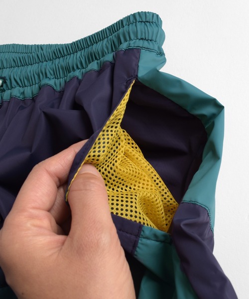 GLAZOS（グラソス）の「【水陸両用】ポリエステル・切り替え配色ショートパンツ（その他パンツ・キッズ・グリーン/グレイッシュブルー・170cm/160cm/140cm/150cm）」の16枚目の写真