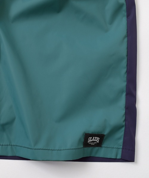 GLAZOS（グラソス）の「【水陸両用】ポリエステル・切り替え配色ショートパンツ（その他パンツ・キッズ・グリーン/グレイッシュブルー・170cm/160cm/140cm/150cm）」の3枚目の写真