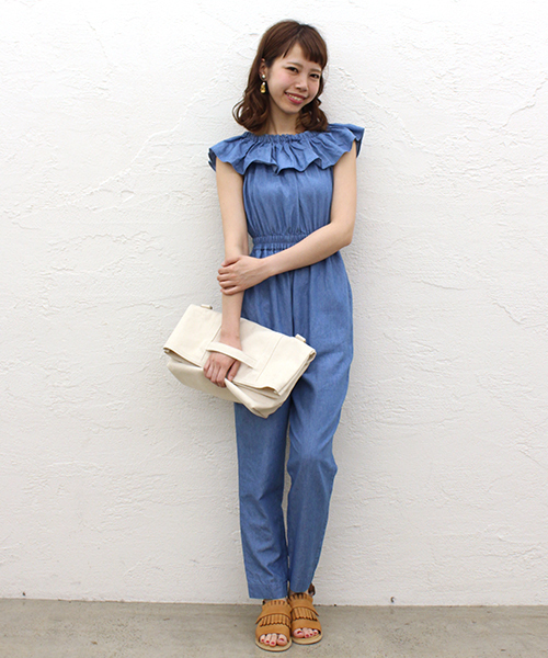 Kastane（カスタネ）の「２WAYトートバッグ（トートバッグ・レディース・ホワイト/ネイビー・FREE）」の12枚目の写真