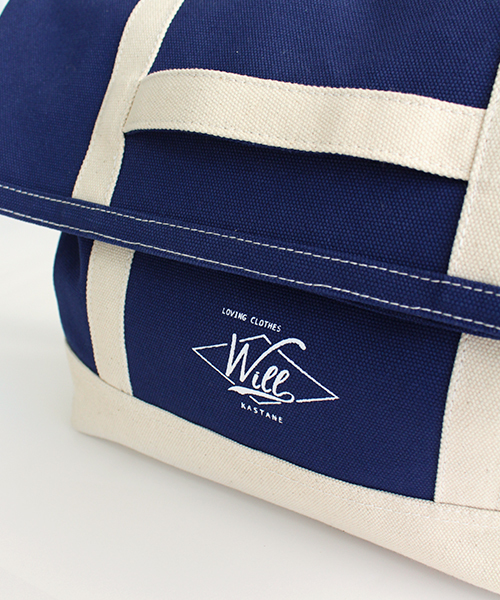 Kastane（カスタネ）の「２WAYトートバッグ（トートバッグ・レディース・ホワイト/ネイビー・FREE）」の11枚目の写真