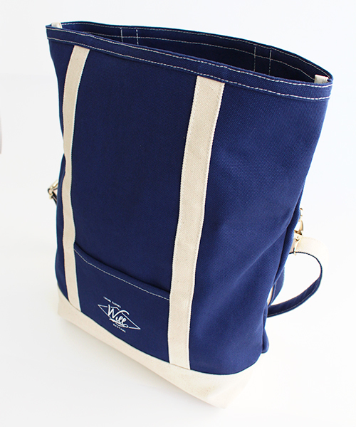 Kastane（カスタネ）の「２WAYトートバッグ（トートバッグ・レディース・ホワイト/ネイビー・FREE）」の5枚目の写真