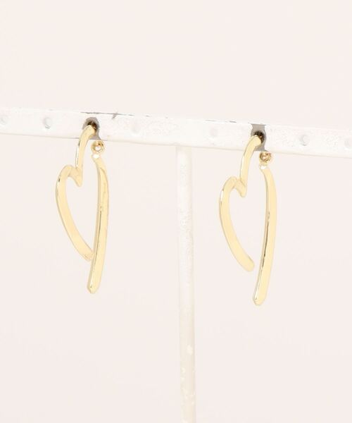 apres jour mignon（アプレジュールミニョン）の「【apresjour mignon×ARIAZ】ハートモチーフピアス（ピアス（両耳用）・レディース・シルバー/ゴールド・ONESIZE）」の6枚目の写真