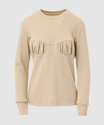 BELPER | GATHERED THERMAL TOP(Tシャツ/カットソー)