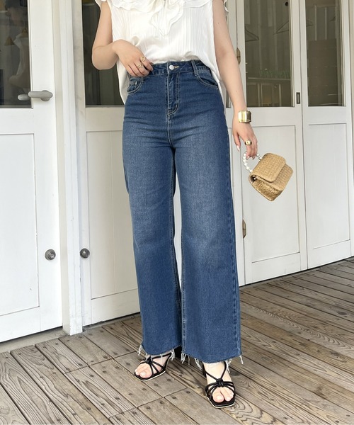 prose verse（プロズヴェール）の「ワイドストレートデニム（デニム