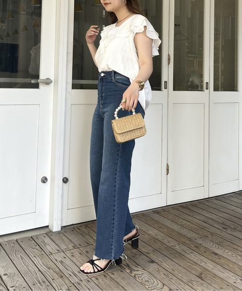 prose verse（プロズヴェール）の「ワイドストレートデニム（デニム