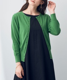 YECCA VECCA | 洗えるUVカットクルーネックカーディガン(カーディガン/ボレロ)