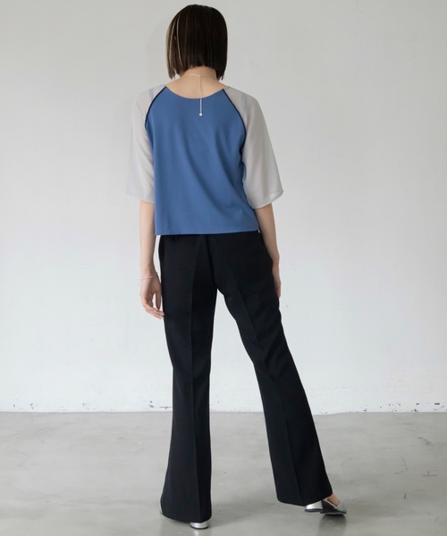 VACANCY(ヴァカンシー)の「フレアスラックスパンツ/美脚パンツ(その他パンツ・レディース・ブラック/ブラウン・SMALL/MEDIUM/LARGE)」の13枚目の写真