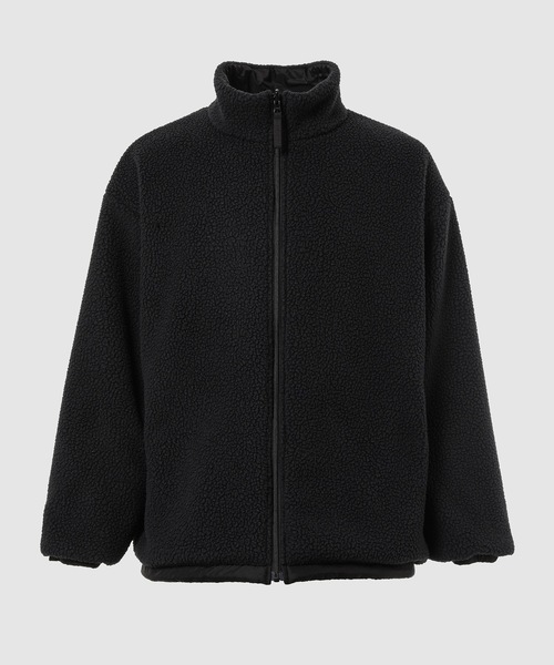 PORTER CLASSIC（ポータークラシック）の「LINER NYLON FLEECE ZIP UP (POLARTEC) / WEATHER MP CONNECTION（ナイロンジャケット・メンズ・ブルー/ブラック/オリーブ・3/4）」の5枚目の写真
