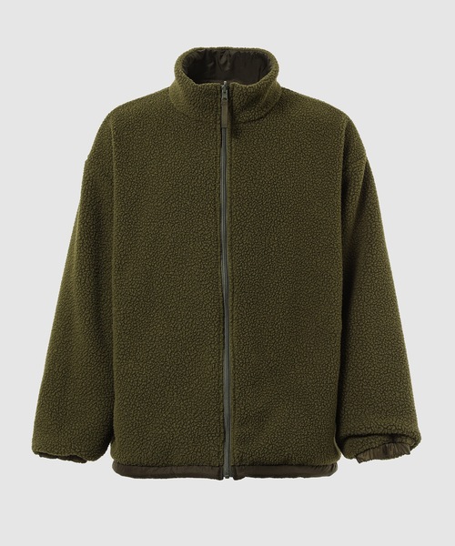 PORTER CLASSIC（ポータークラシック）の「LINER NYLON FLEECE ZIP UP (POLARTEC) / WEATHER MP CONNECTION（ナイロンジャケット・メンズ・ブルー/ブラック/オリーブ・3/4）」の7枚目の写真