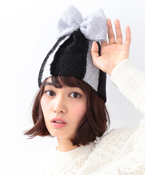 Ray BEAMS(レイビームス)の「BERNSTOCK SPEIRS / "Stripe Ski" ビーニーキャップ(ニットキャップ/ビーニー・レディース・グレー/ブラウン系その他・ONE SIZE)」の1枚目の写真