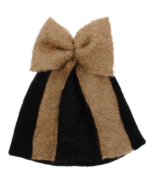 Ray BEAMS(レイビームス)の「BERNSTOCK SPEIRS / "Stripe Ski" ビーニーキャップ(ニットキャップ/ビーニー・レディース・グレー/ブラウン系その他・ONE SIZE)」の2枚目の写真