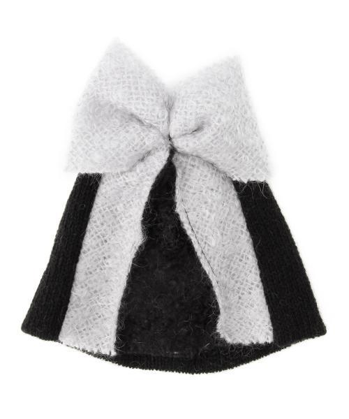 Ray BEAMS(レイビームス)の「BERNSTOCK SPEIRS / "Stripe Ski" ビーニーキャップ(ニットキャップ/ビーニー・レディース・グレー/ブラウン系その他・ONE SIZE)」の4枚目の写真