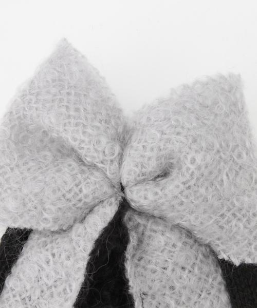 Ray BEAMS(レイビームス)の「BERNSTOCK SPEIRS / "Stripe Ski" ビーニーキャップ(ニットキャップ/ビーニー・レディース・グレー/ブラウン系その他・ONE SIZE)」の7枚目の写真