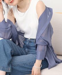 ◆シンプルだから着回ししやすい タンクトップ