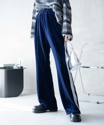 WEGO | WEGO/【2023年秋冬新作】【セットアップ】ベロアトラックパンツ(スウェットパンツ)