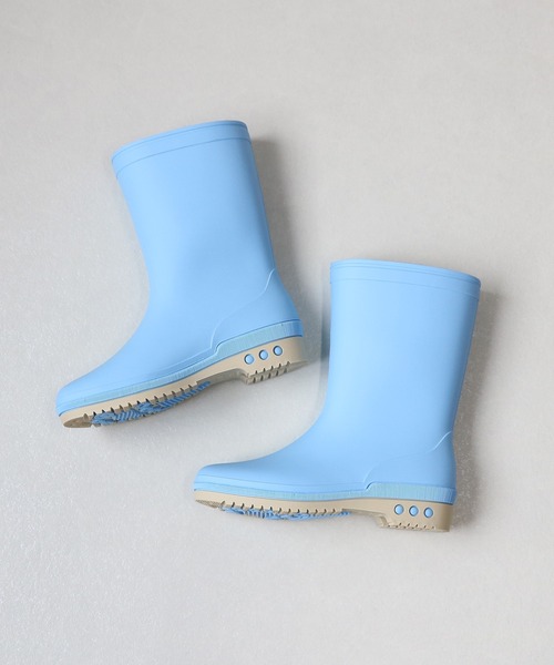 アサヒ（アサヒ）の「アサヒ キッズ　レインブーツ(アサヒ R310)（レインシューズ・キッズ・ブラック/ネイビー/ピンク/サックスブルー・19.0cm/20.0cm/21.5cm/22.0cm/21.0cm/22.5cm/23.0cm/23.5cm/24.0cm）」の3枚目の写真