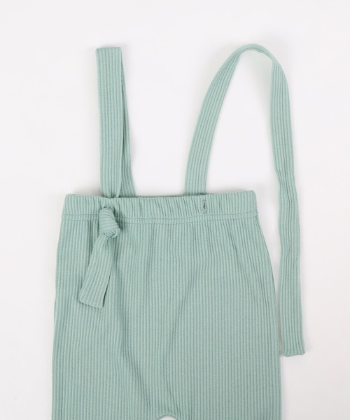 PUPPAPUPO(プッパプーポ)の「サロペット リブパンツ(その他パンツ・キッズ・モカ/ブルー/ブラック/ピンクベージュ/アイボリー/ベージュ/グレー/ミント/ピンク/チャコール・80/70/90)」の14枚目の写真