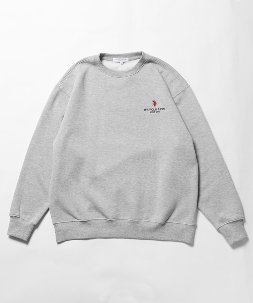 U.S. POLO ASSN.（ユーエスポロアッスン）の「U.S. POLO ASSN./ユーエスポロアッスン 裏起毛クルースウェット（スウェット・メンズ・アッシュグレー/ダークグリーン/ブラック/ネイビー・LL/M/L/S）」の3枚目の写真
