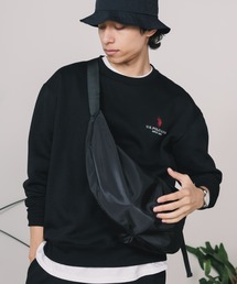U.S. POLO ASSN./ユーエスポロアッスン 裏起毛クルースウェット